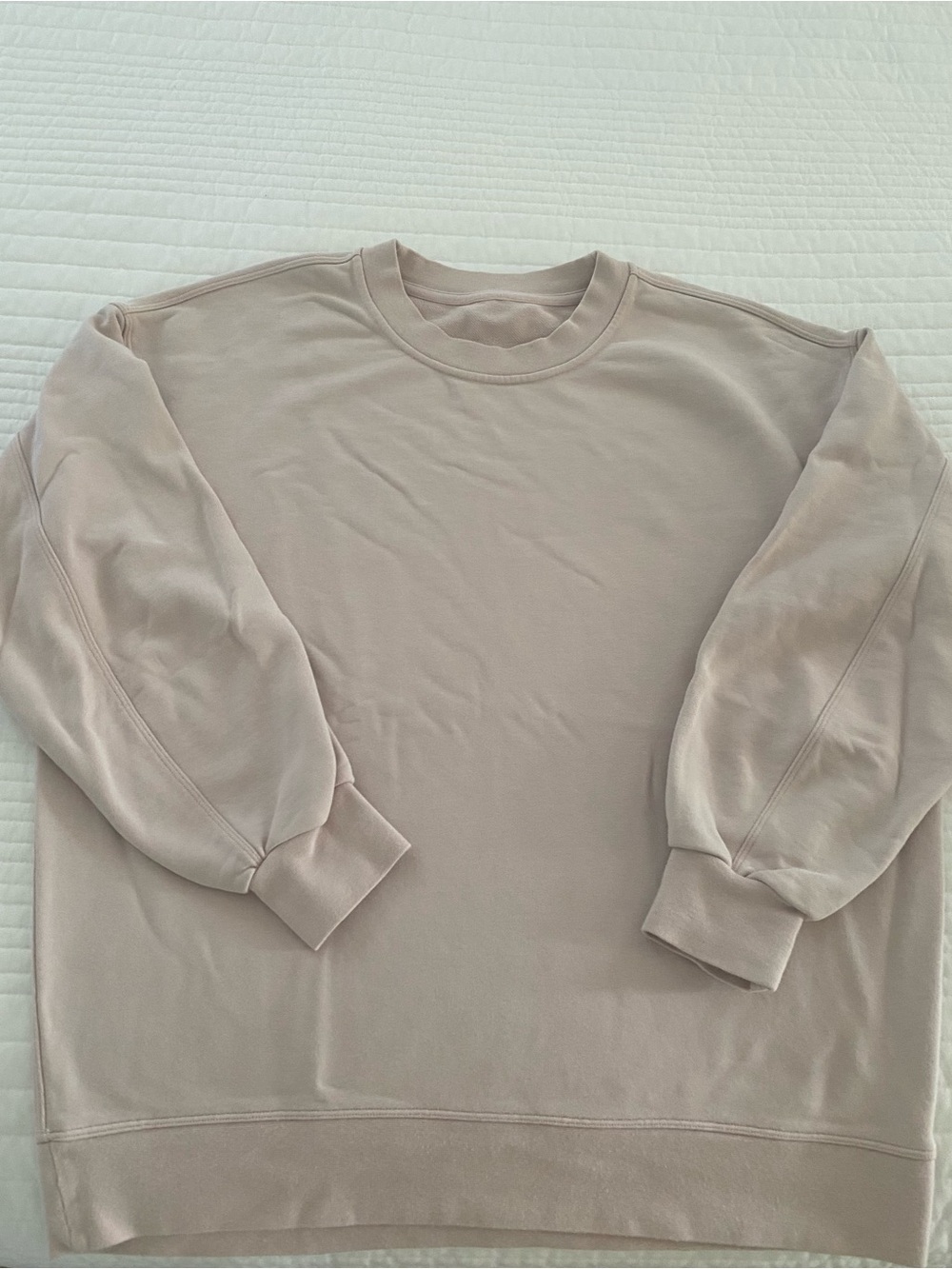 lululemon athletica Women's Crewneck Sweatshirt in pale pink